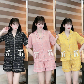 Mẫu lụa xước quần đùi có nơ phom 40-58kg