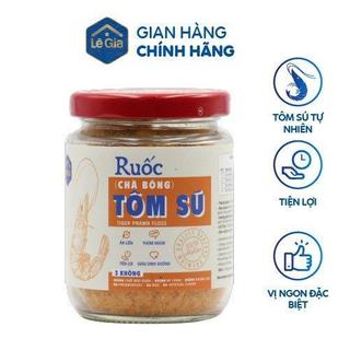 Ruốc tôm sú Lê Gia hũ thủy tinh 80g