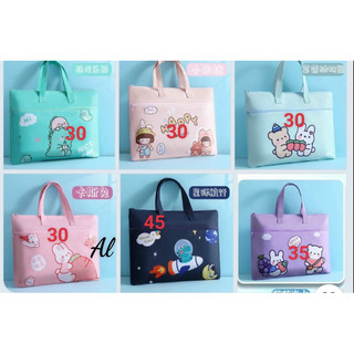 Túi tote học thêm bằng vải canvas chống thấm nước, in hình làm tăng thêm sự cá tính cho học sinh 🌸tuyển sỉ🌸