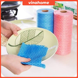 Cuộn khăn lau đa năng - 50 miếng, giấy lau