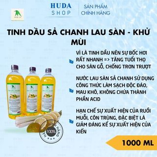 1000ML TINH DẦU SẢ CHANH LAU SÀN - KHỬ MÙI