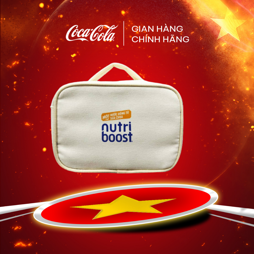 [GRO GIFT] Túi đựng mỹ phẩm Sữa chua Nutriboost - HÀNG TẶNG KHÔNG BÁN Coca-Cola Official Store