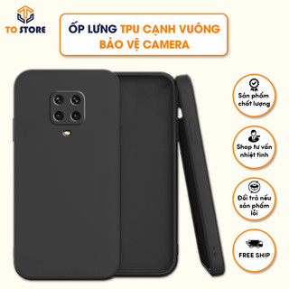 Ốp lưng redmi note 9, note 9s, note 9 pro tpu viền cạnh vuông bảo vệ camera | vỏ điện thoại bảo vệ camera