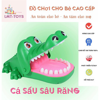 Đồ Chơi Cá Sấu Sâu Răng Cho Bé LMTTOYS, Đồ Chơi Giải Trí, Vui Nhộn (Loại To) Chất Liệu Nhựa ABS
