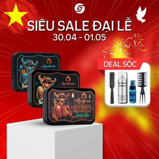 Sáp Vuốt tóc MENITEMS 50/100GR | Sáp dưỡng tạo kiểu tự nhiên, giữ nếp siêu cấp, hương nước hoa lôi cuốn - Tặng kèm Lược