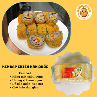 Gimbap - kimbap chiên cuốn chặt nhân xúc xích, kimchi, rau củ siêu ngon