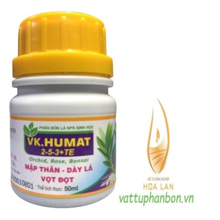 Phân Bón NPK Sinh Học VK. Humat 2-5-3+TE - Giúp mập cây, mập lá, vọt đọt - #624A# 50ml