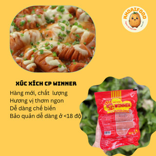 Xúc xích chiên Winner hãng CP chiên rán, thả lẩu tiện lợi ( túi 10c - 500gr )