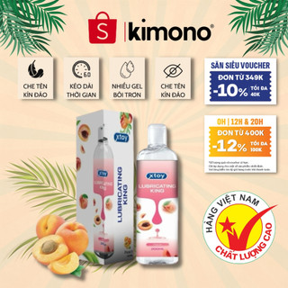 Gel bôi trơn quan hệ XTOY Lubricating King siêu trơn, hương đào, lâu khô gốc nước  200ml