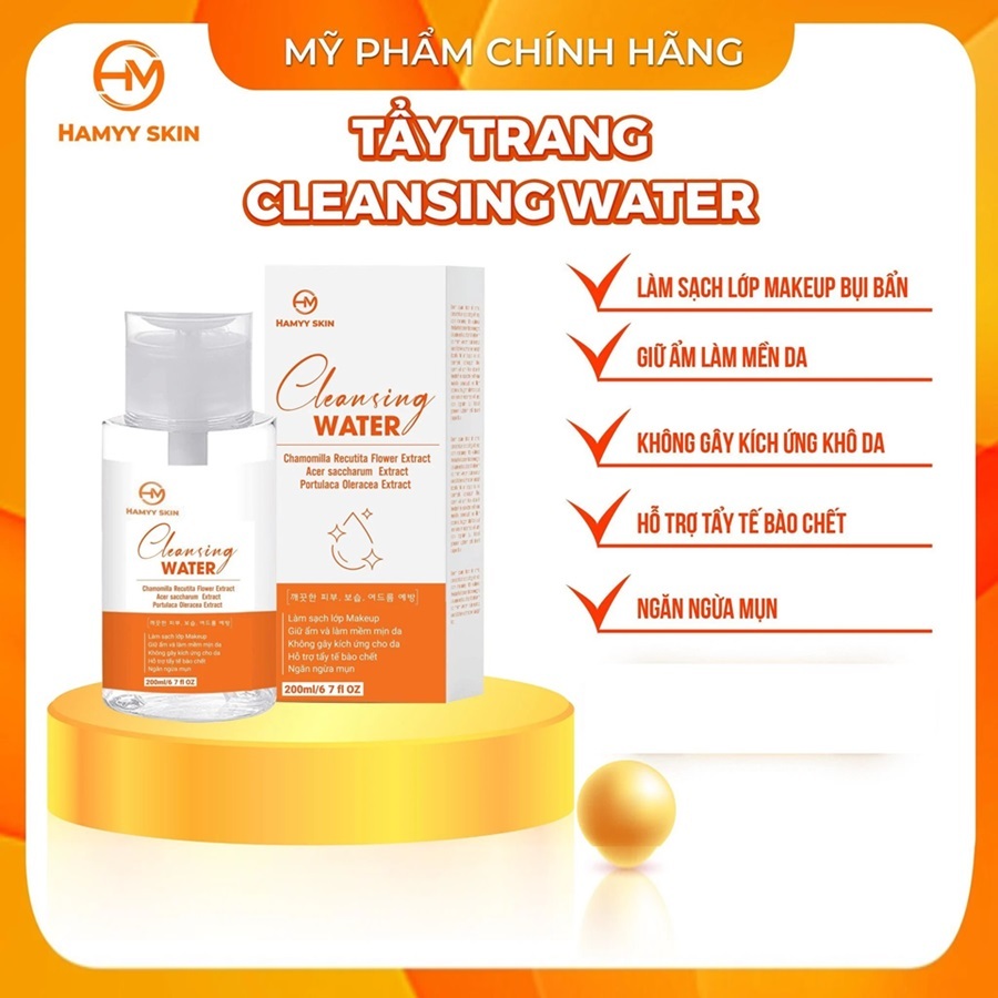 [Chính Hãng] Tẩy Trang Hamyy Skin