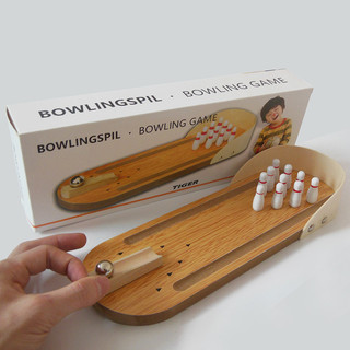 Bộ đồ chơi bo ing kệ bowling gỗ mini vui nhộn cho bé