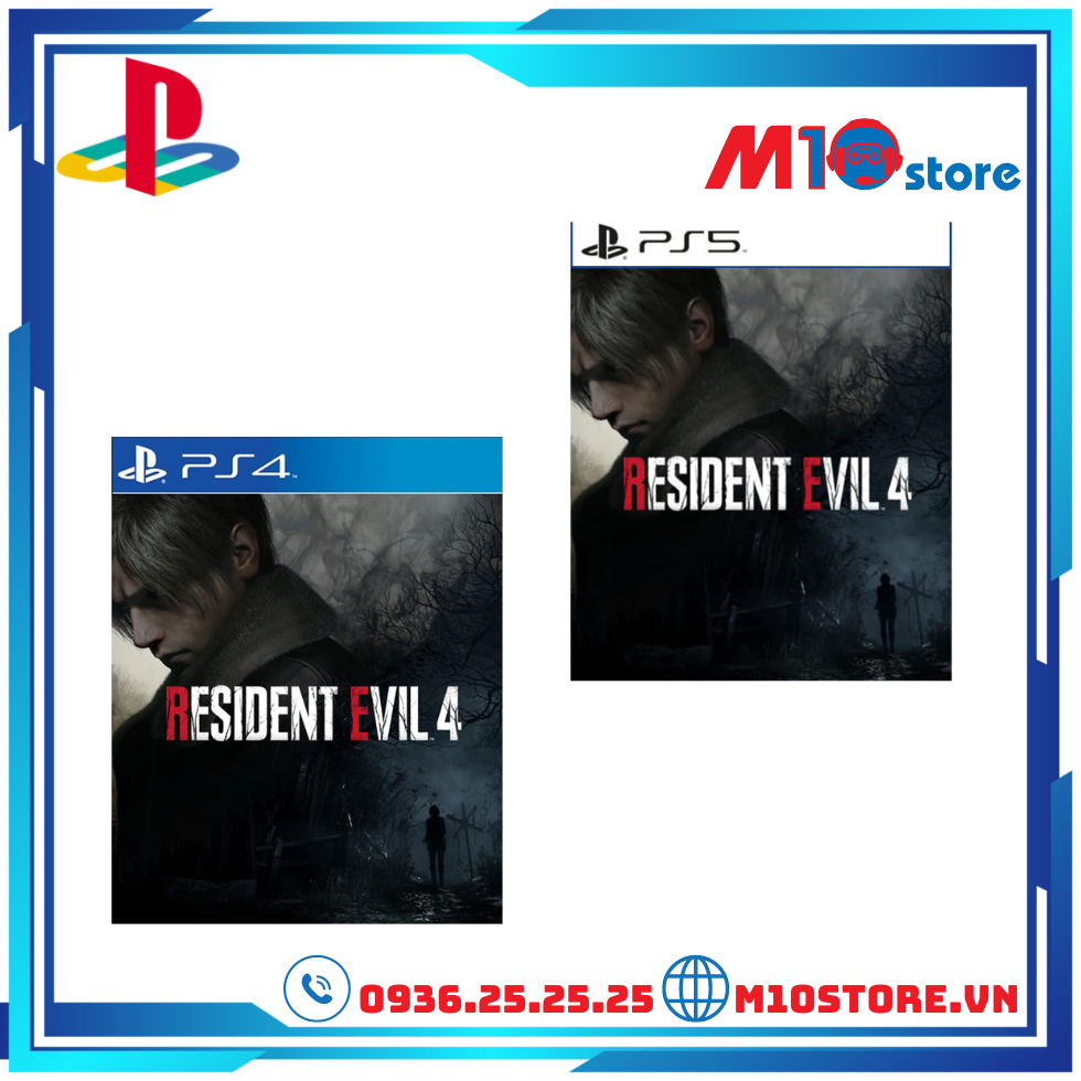 Đĩa Game Resident Evil 4 Remake PS4 và PS5