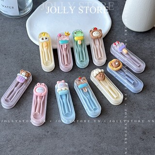 Khay Dụng cụ đeo lens gắn thú cute JOLLY chuyên dụng