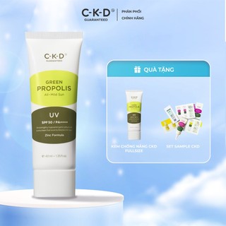 Kem Chống Nắng Vật Lý CKD Green Propolis All-Mild Sun SPF 50+ PA++++ 40ML CKD Guaranteed - CKD VietNam