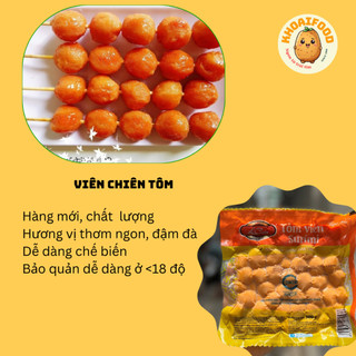 Tôm viên chiên Lacusina - Cá viên chiên vị tôm thả lẩu, chiên, nướng đều ngon, tiện lợi