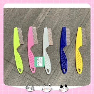 Lược chải ve rận cho thú cưng chó mèo size nhỏ - phụ kiện thú cưng