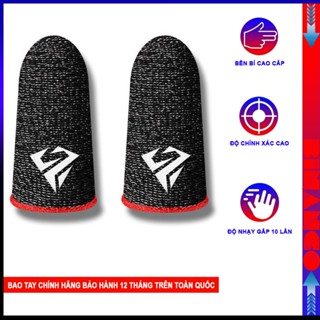 Găng tay chơi game Pubg, ff, Liên Quân, Bao tay chống mồ hôi, siêu nhạy, co giãn tốt hàng chính hãng bảo hành 12 tháng