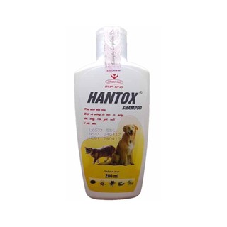 Sữa tắm Hantox shampoo trị ve rận hàng hanvet chất lượng cao màu vàng