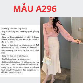 RẬP GIẤY A0 CHÂN VÁY -MÃ A296