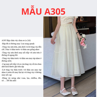 RẬP GIẤY A0 CHÂN VÁY -MÃ A305