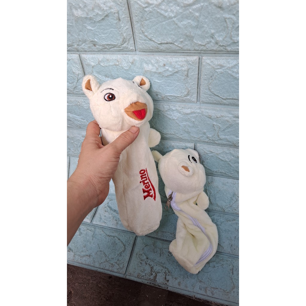 Combo 2 bóp viết hình gấu Merio