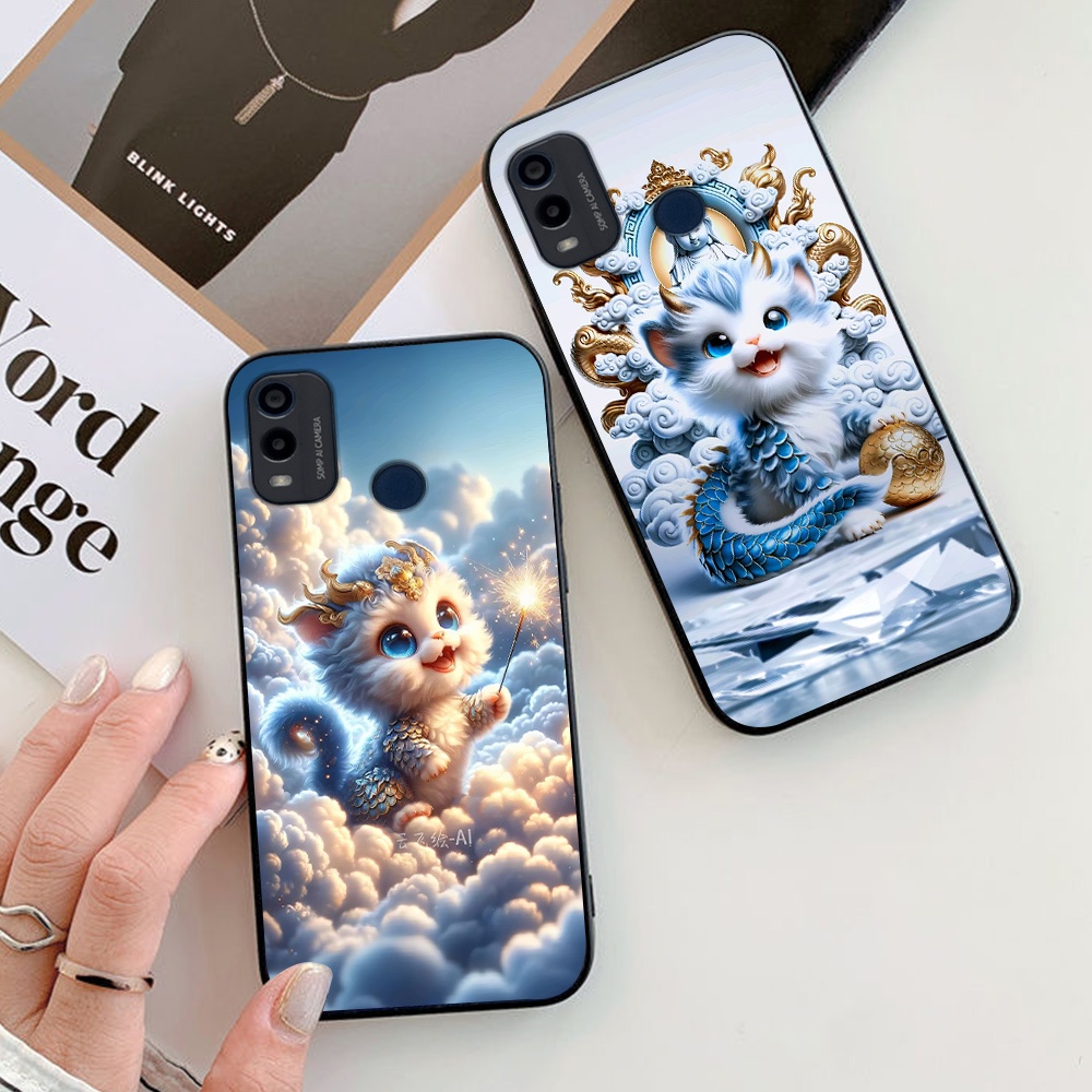 ốp lưng nokia c21 plus / nokia g11 plus / nokia c31 / c32 in hình rồng con cute