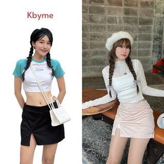 Chân váy ngắn xẻ tà có lót quần bên trong MIAO Mini Skirt