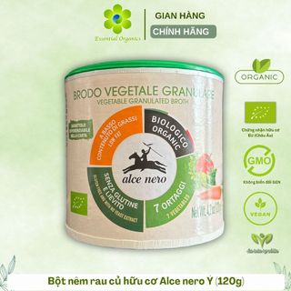 Bột nêm rau củ hữu cơ organic Alce Nero 120g