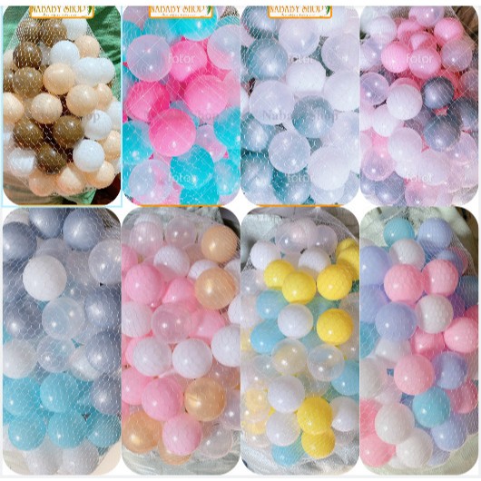 Bóng Nhựa Nguyên Sinh Cao Cấp - Căng Mềm Kích Thước 5.5/7.5cm Cho Bé Chơi