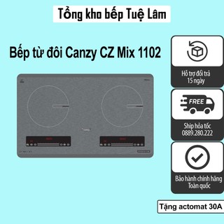 Bếp từ đôi canzy cz mix 1102 | bảo hành chính hãng 3 năm