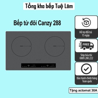 Bếp từ đôi canzy 288 | canzy 08i | bảo hành chính hãng 3 năm