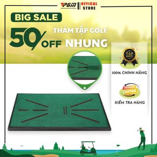 Thảm Tập Golf, Thảm Tập Swing, PGM, Thảm Golf Nhung, Thảm Tập Lưu Dấu Hướng Đánh Bóng, Thảm Golf Phụ Trợ Luyện Tập Golf