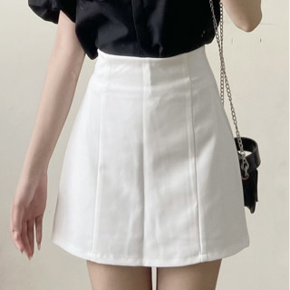 Chân váy nữ chữ A công sở Joolate cạp cao dáng ngắn 566 P8K1