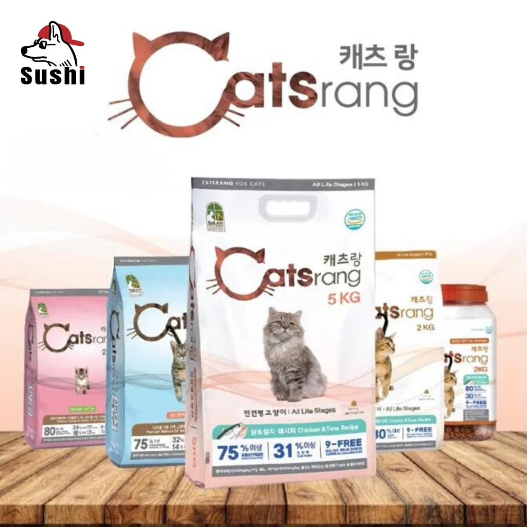 [HOẢ TỐC] Thức ăn cho mèo hạt Catsrang 1kg - 2kg - 5kg