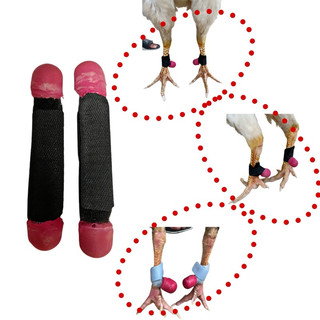 Bịt chốt cựa vải cho gà tre, gà nòi, một bộ dùng 2 con