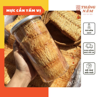 Mực cán tẩm vị 250g, dai ngon, mực tẩm gia vị ăn liền - Tiệm tạp hóa tháng năm