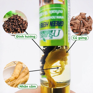 dầu lăn sâm green herb thái lan 1chai/8cc