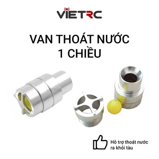 Van thoát nước 1 chiều cho tàu/cano điều khiển từ xa