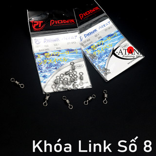 Khóa link câu cá ma ní số 8 pioneer - mani khoá câu cá