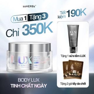 KEM DƯỠNG BODY LUX COLLAGEN 280ml, tặng 1 tuýp sữa tắm Lux, 2 TTBC, dưỡng trắng, chống nắng, make up nâng tông da