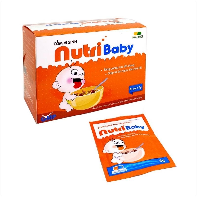 Cốm vi sinh Nutribaby hộp 16gói