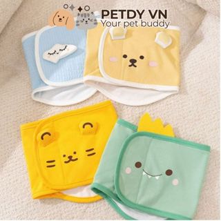 Bỉm tã sinh lý quấn bụng vải cotton cao cấp cho chó đực tái sử dụng nhiều lần
