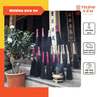 Hương đen Choá bến 1m thắp trong chùa, đền, nhà thờ họ từ nhựa trám rừng, than hoa an toàn