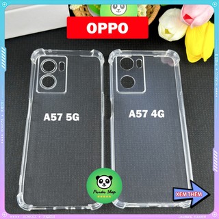 Ốp Oppo A57 4G / 5G Bảo Vệ Cam, Chống Sốc, Trong Suốt, Silicon