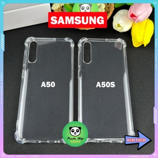 Ốp Samsung A50 / A50S Bảo Vệ Cam, Chống Sốc, Trong Suốt, Silicon