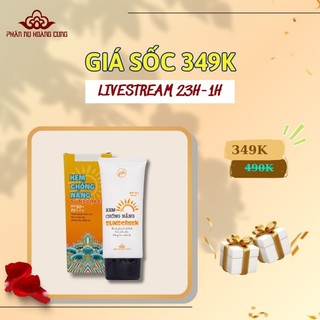 Kem Chống Nắng Dưỡng Sáng Da Phấn Nụ Hoàng Cung SPF 50+, PA+++ Không Bí Da 60g