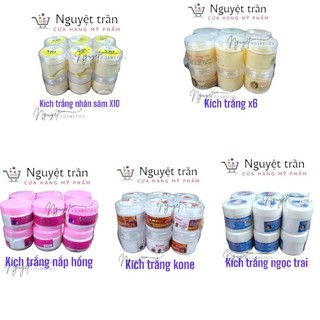 Sỉ 12 hủ kem kích trắng trộn kem đủ mẫu