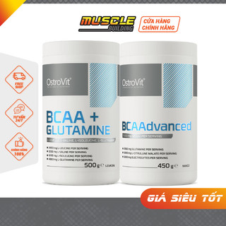 Ostrovit bcaadvanced 450g, ostrovit bcaa + glutamine 500g hỗ trợ phục hồi, bổ sung điện giải, glutamine, tăng sức bền