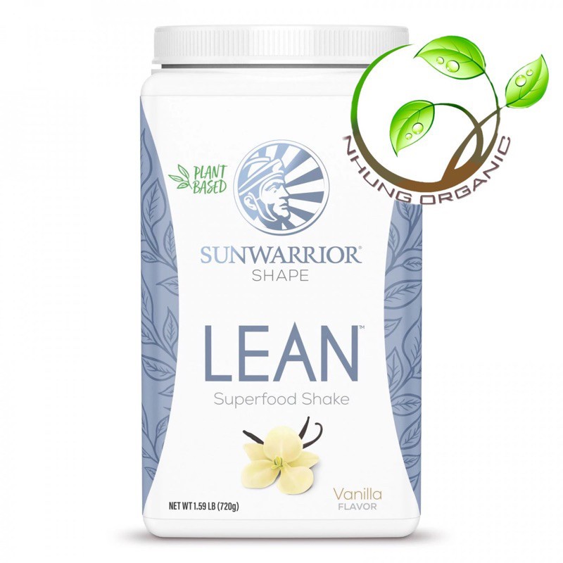 Bột protein thực vật tinh gọn thay thế bữa ăn Lean Sunwarrior 720g