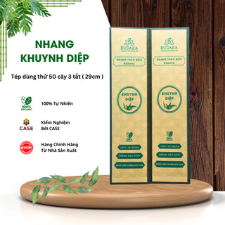 [ Combo 5 tép nhang 3 tất ] nhang khuynh diệp - nhang thảo mộc budara